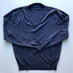 Blue V-Neck Sweater